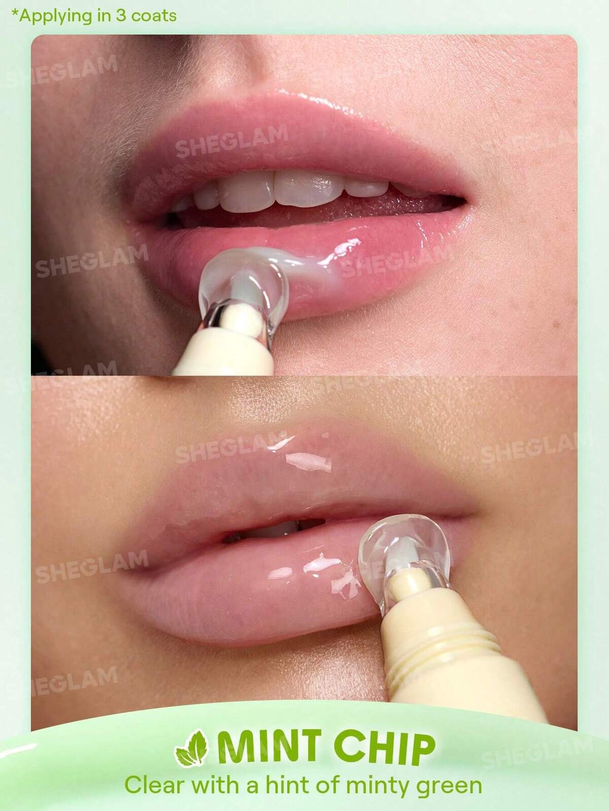 SHEGLAM crystal glaze moisturizing lip care- flavoured lipgloss