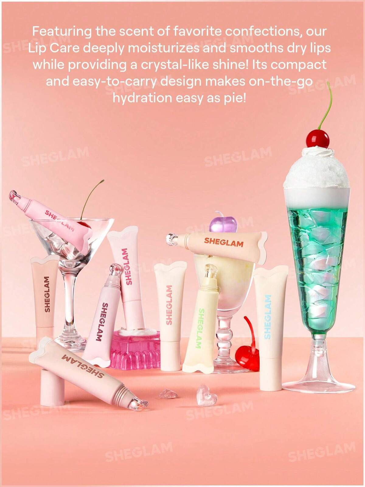 SHEGLAM crystal glaze moisturizing lip care- flavoured lipgloss