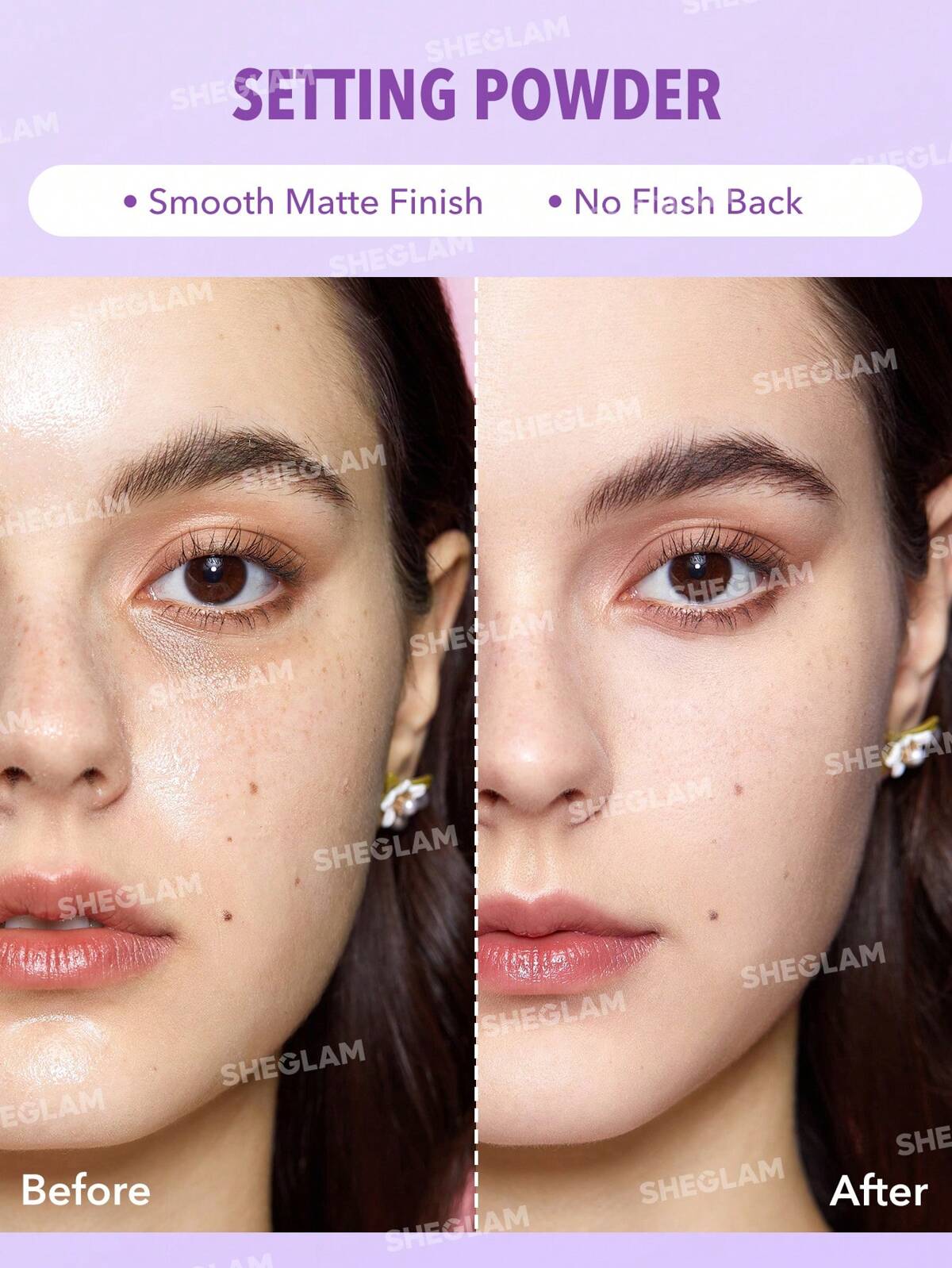 SHEGLAM insta ready face and setting powder - Taro(setting powder)