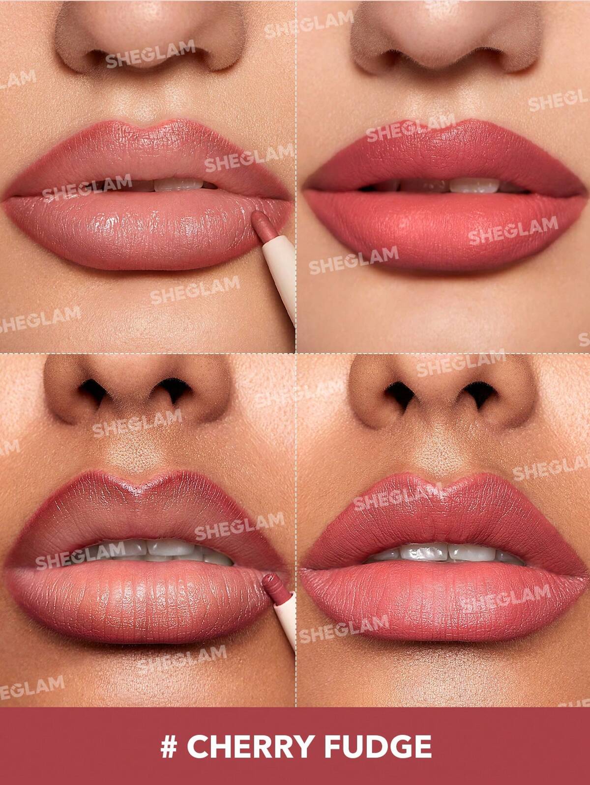 SHEGLAM Glam 101 lipstick and lip liner duo- matte