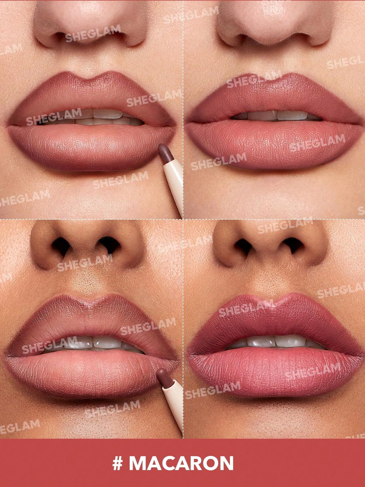 SHEGLAM Glam 101 lipstick and lip liner duo- matte
