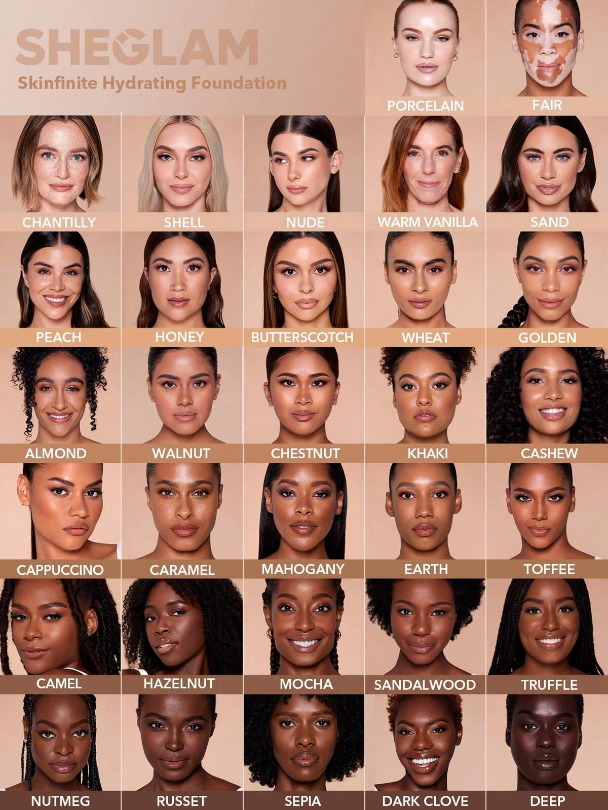 SHEGLAM skinfinit hydrating foundation
