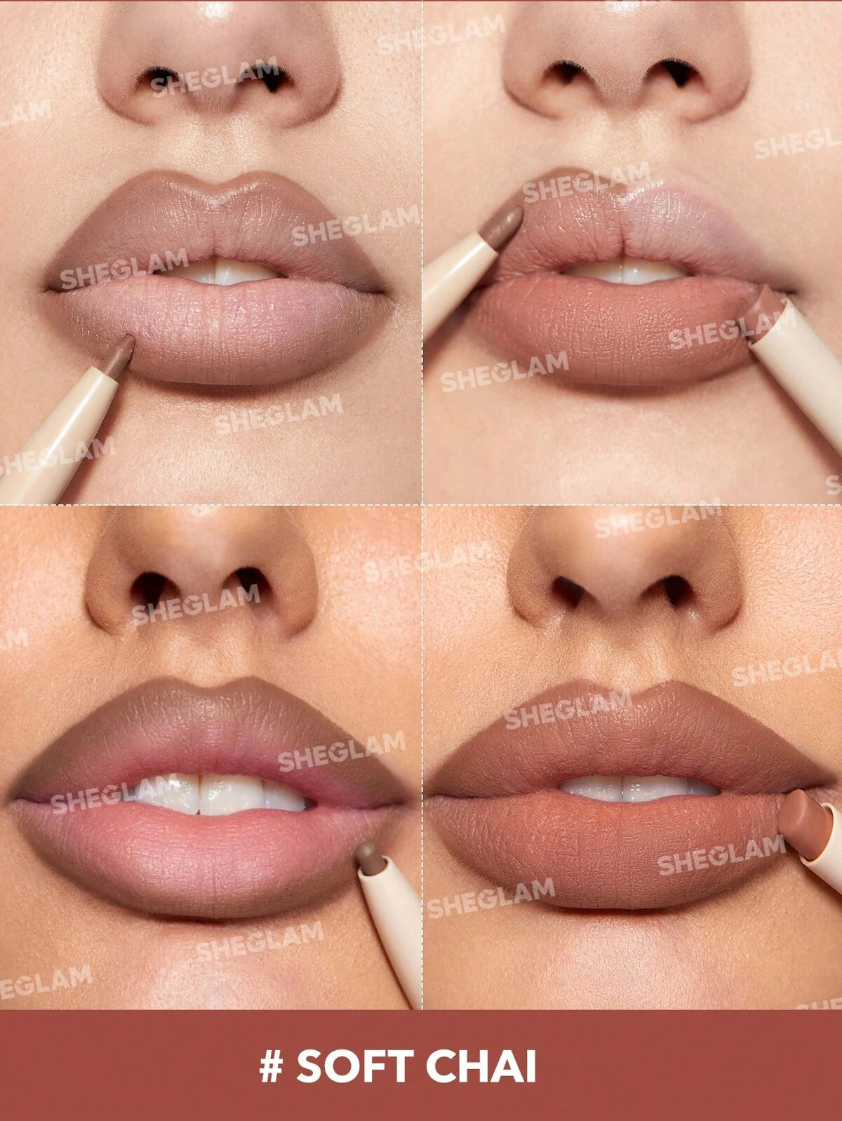 SHEGLAM Glam 101 lipstick and lip liner duo- matte