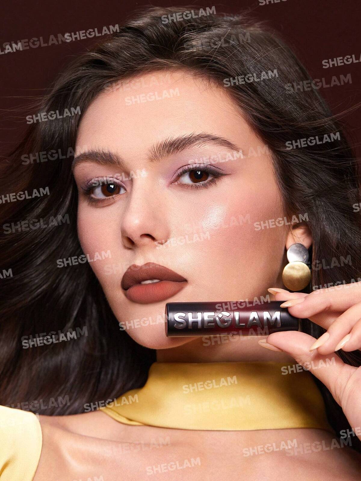SHEGLAM dynamatte boom long lasting matte lipstick (ember rose)