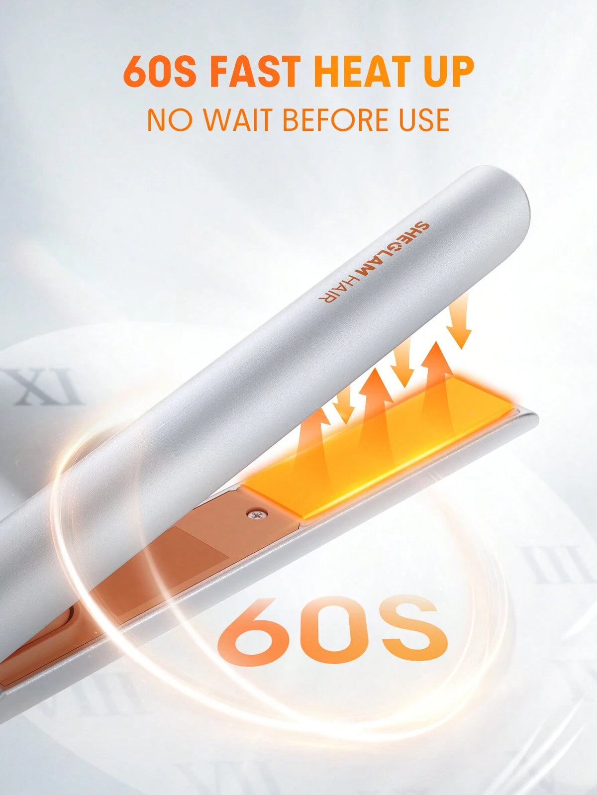SHEGLAM hair travel buddy mini hair straightener