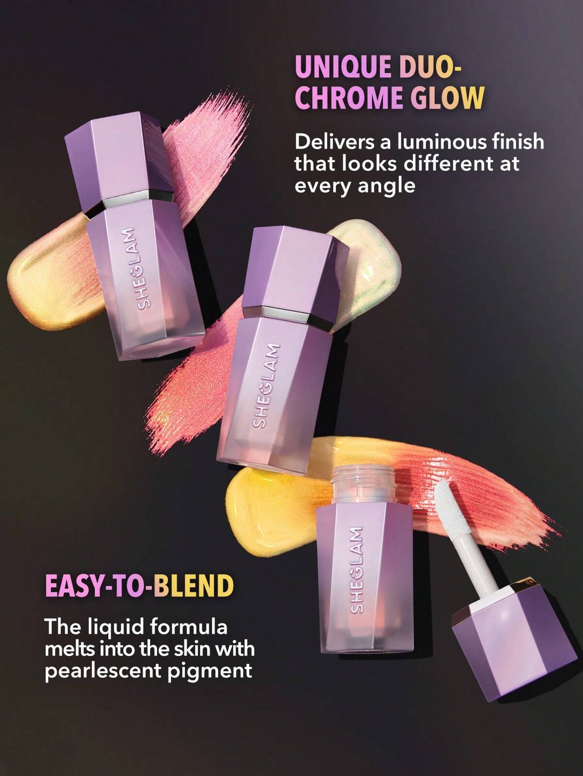 SHEGLAM chroma glow bloom liquid highlighter