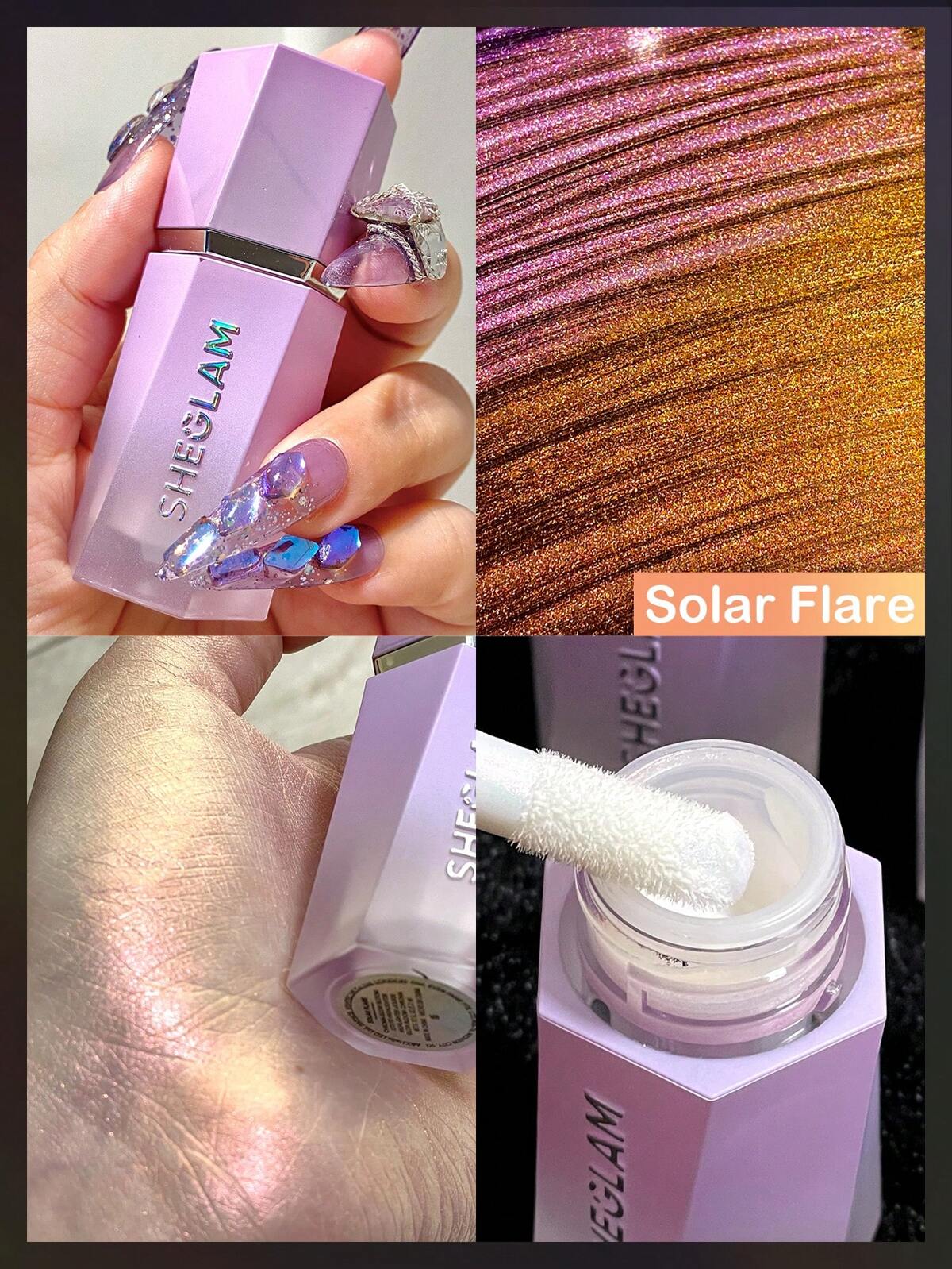 SHEGLAM chroma glow bloom liquid highlighter