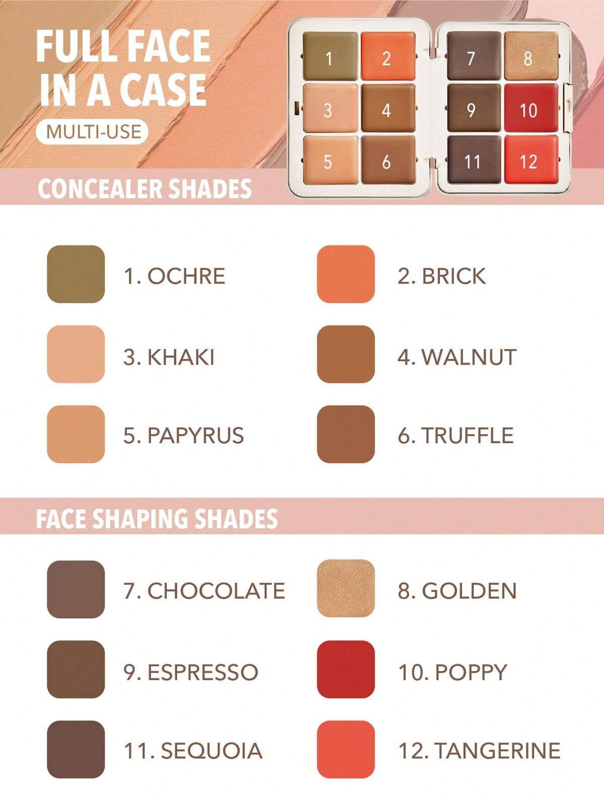 SHEGLAM all about that face multifunctional face palette-blush bronzer highlighter contour