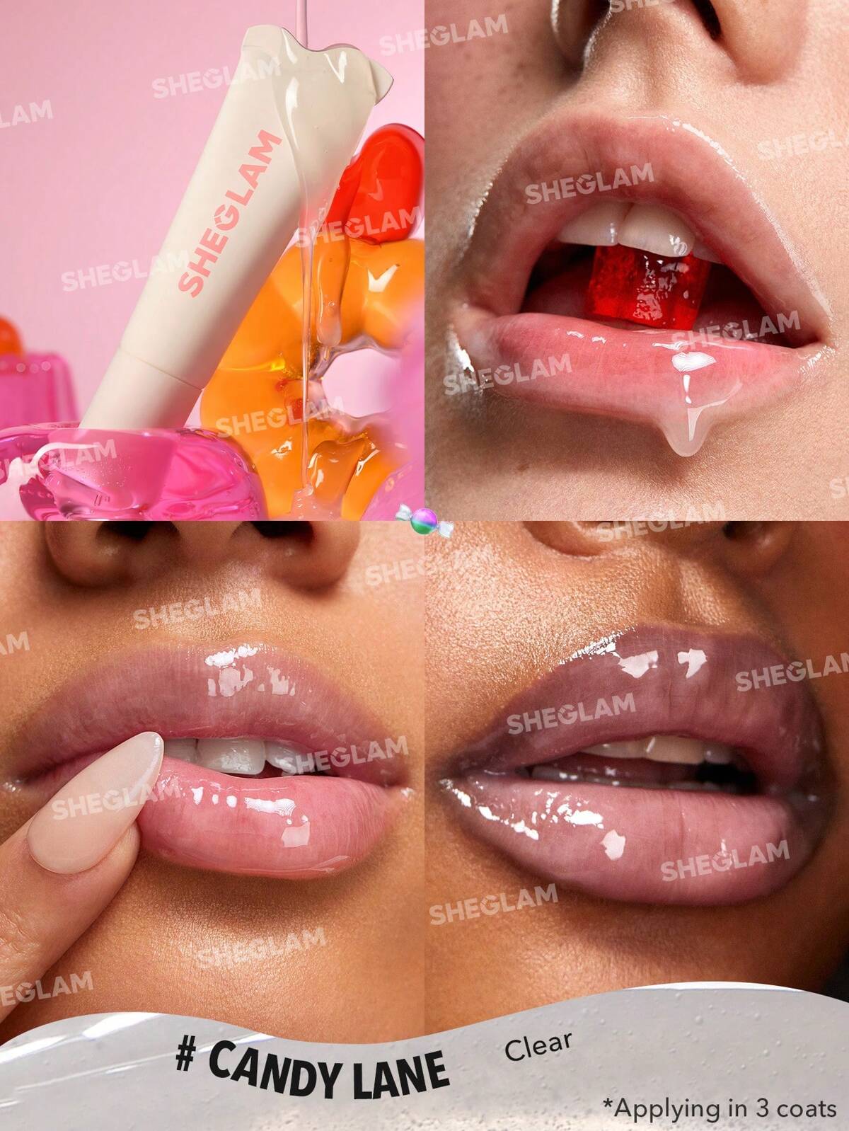 SHEGLAM crystal glaze moisturizing lip care