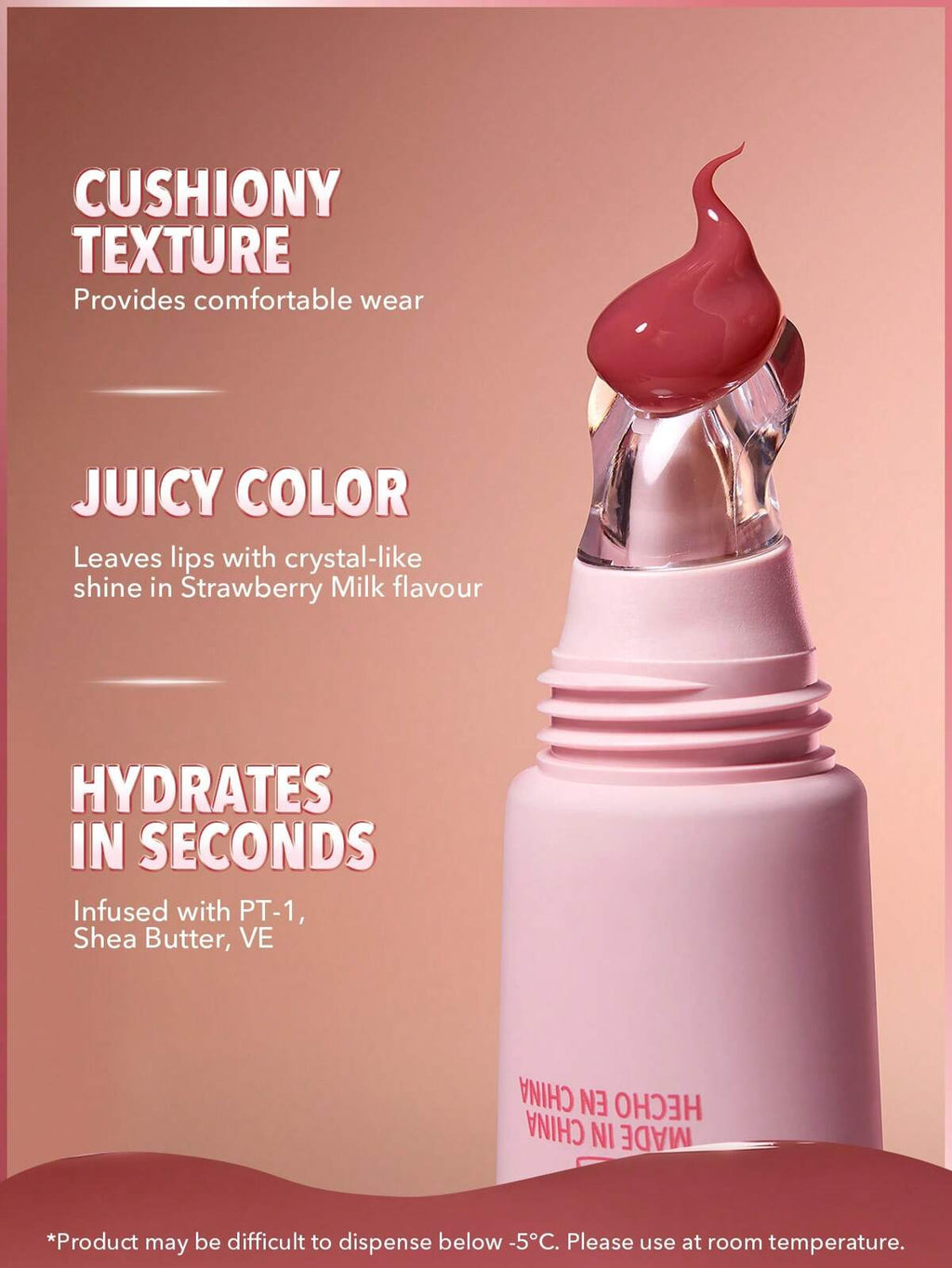 SHEGLAM crystal glaze moisturizing lip care- flavoured lipgloss