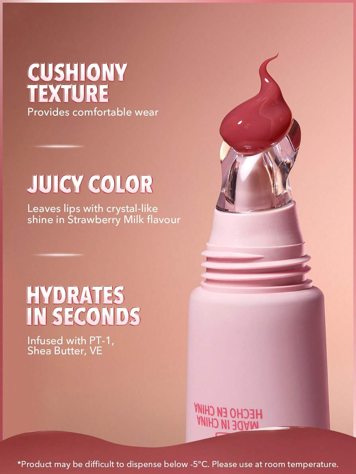 SHEGLAM crystal glaze moisturizing lip care- flavoured lipgloss