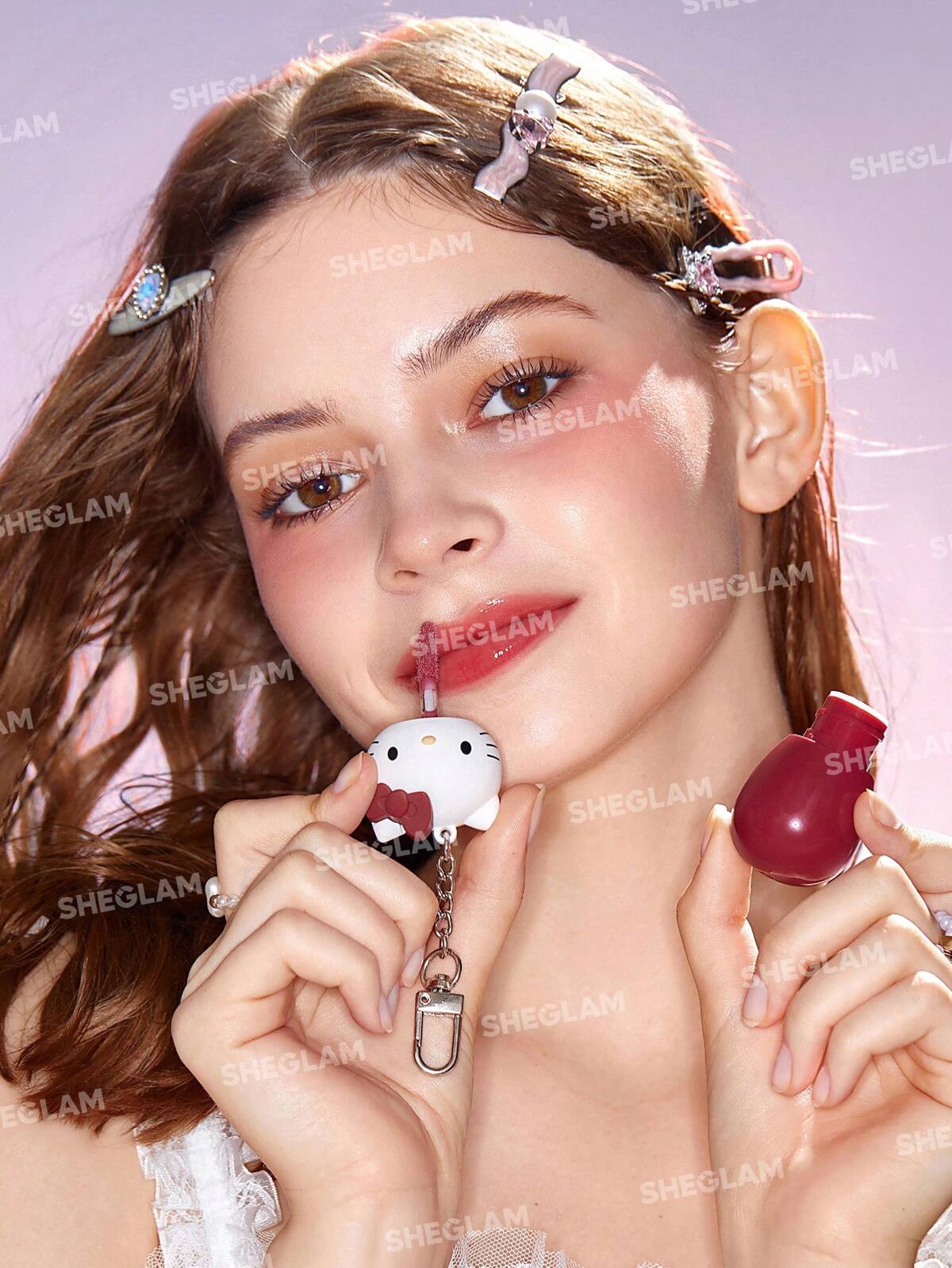 HELLO KITTY x SHEGLAM poolside Perfection lip glaze-lip gloss