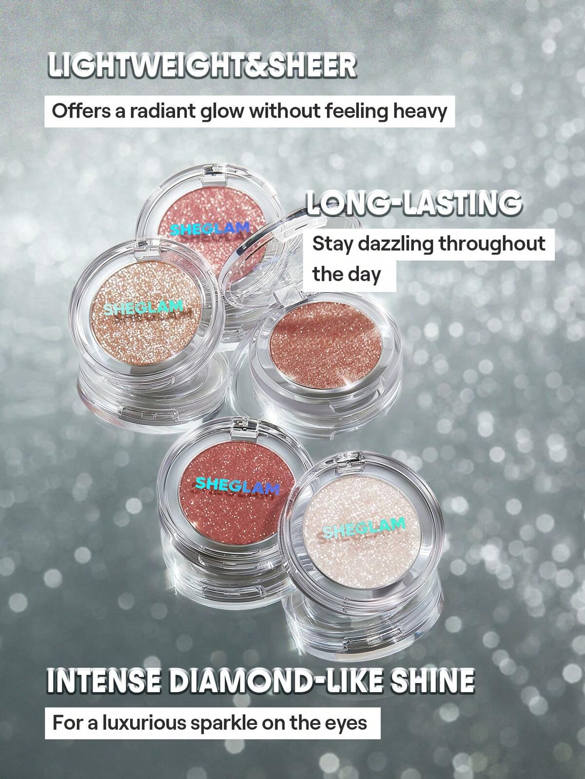 SHEGLAM enigma sparkly eyeshadow