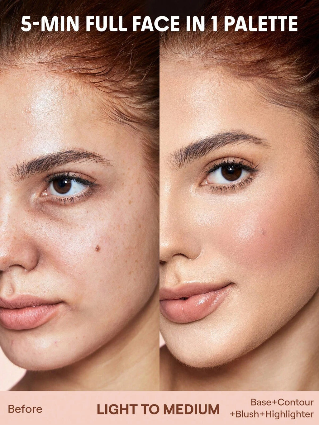 SHEGLAM all about that face multifunctional face palette-blush bronzer highlighter contour