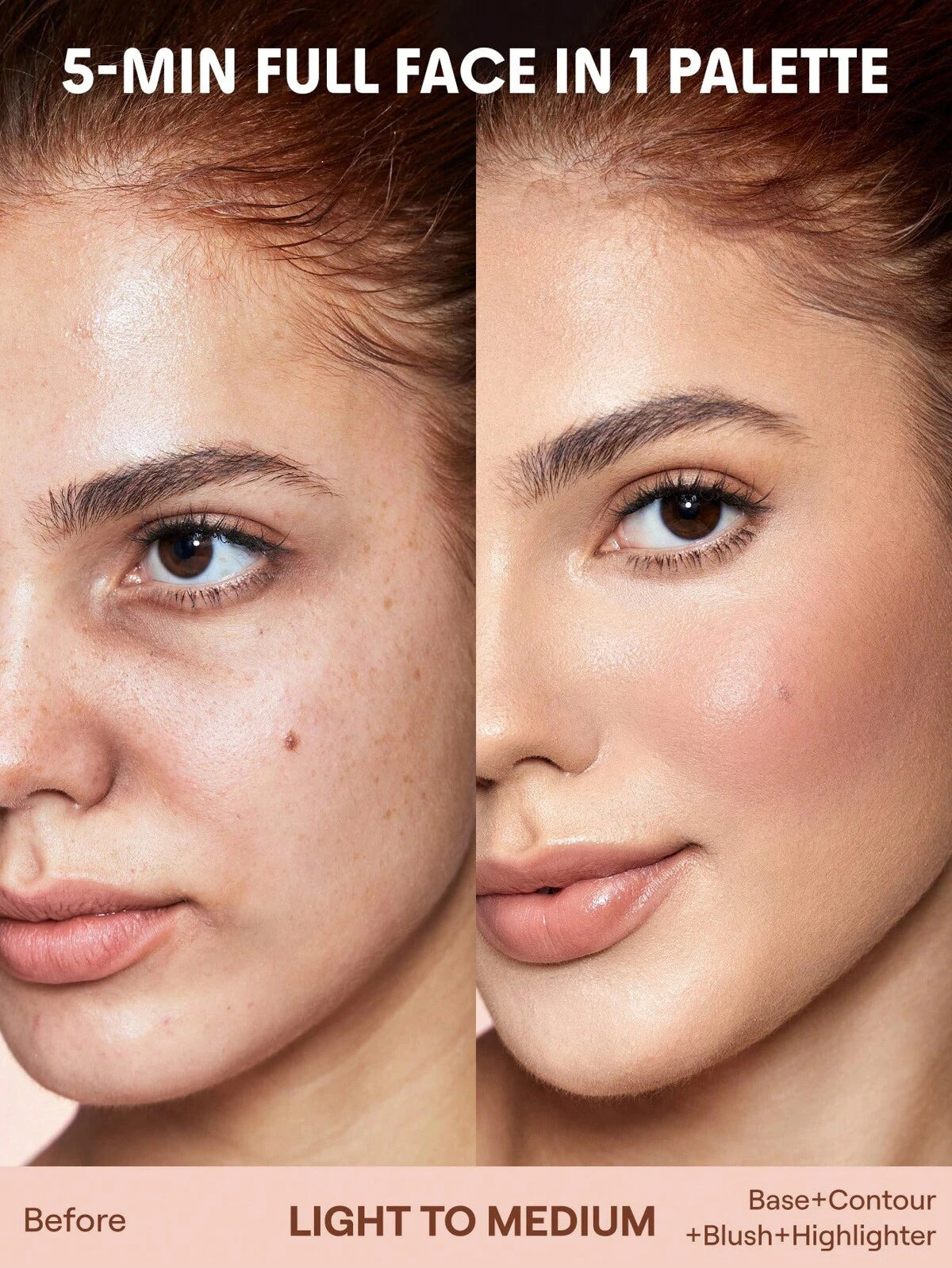 SHEGLAM all about that face multifunctional face palette-blush bronzer highlighter contour