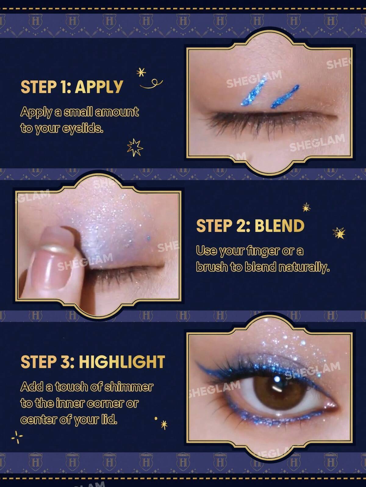 Harry Potter™ X SHEGLAM house of Hogwarts glitter eyeliner