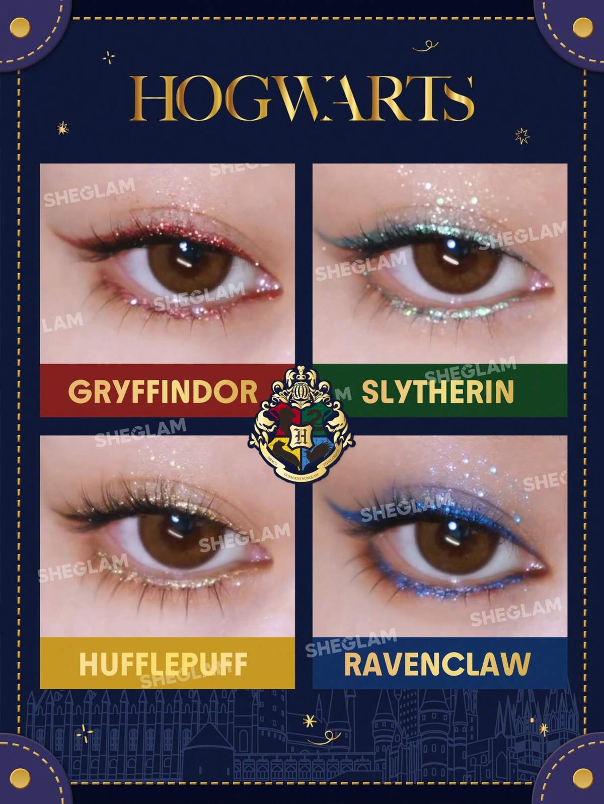 Harry Potter™ X SHEGLAM house of Hogwarts glitter eyeliner