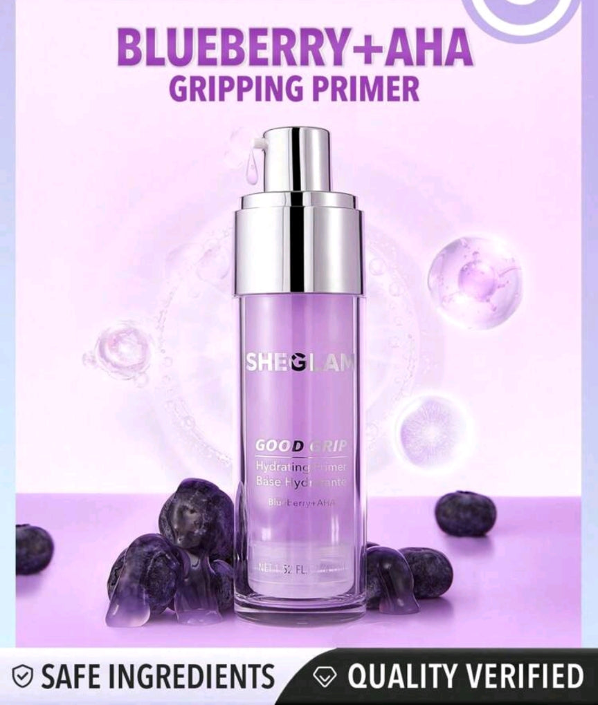 SHEGLAM Good grip primer AHA+blueberry