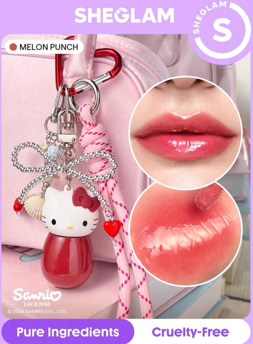 SHEGLAM hello kitty poolside Perfection lip glaze