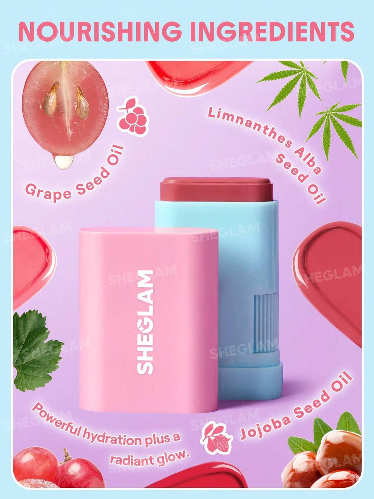SHEGLAM glass glow blush stick
