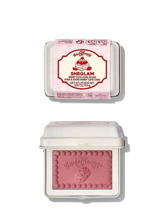 SHEGLAM berry cute cake blush- sweetheart collection