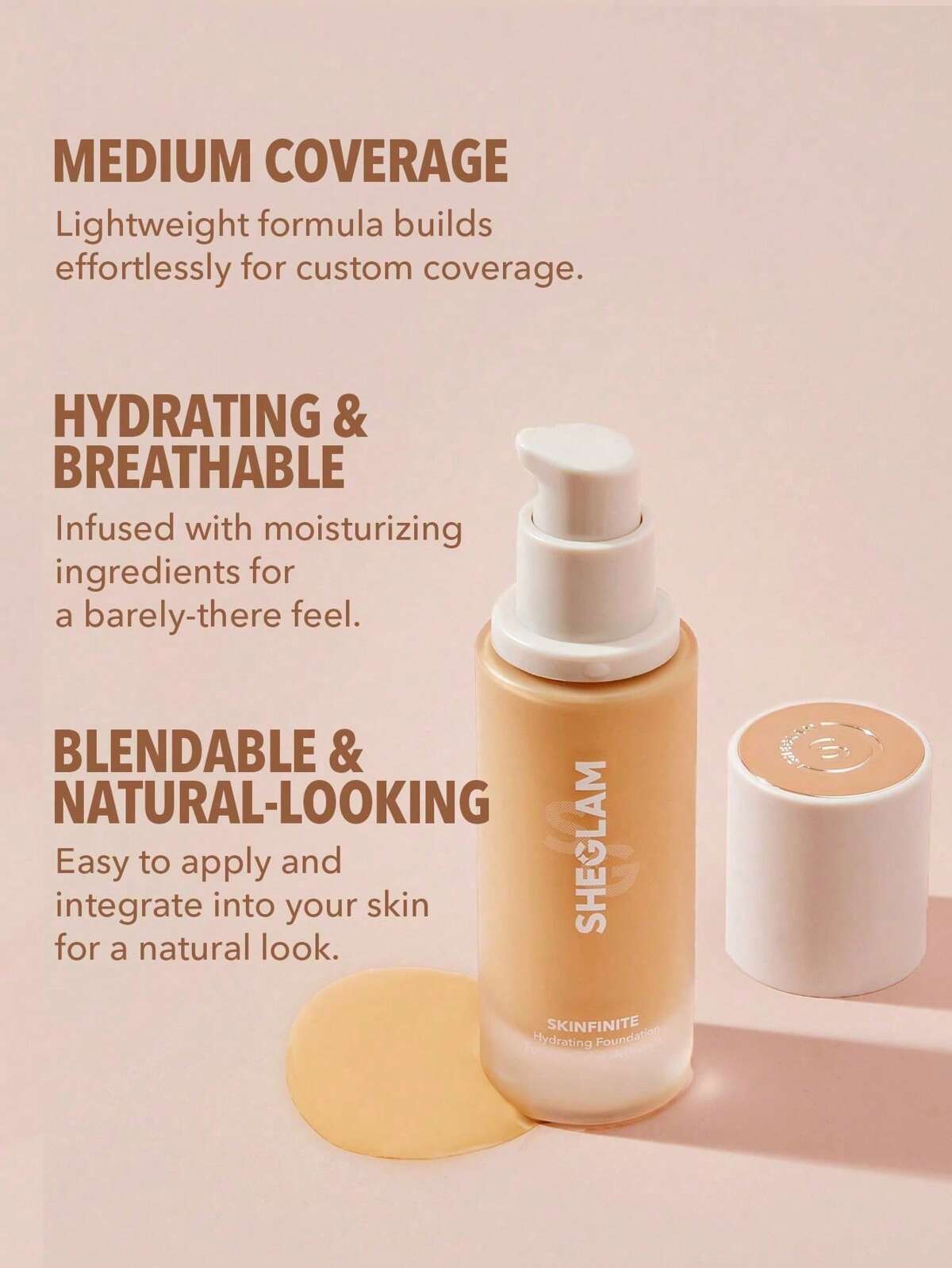 SHEGLAM skinfinit hydrating foundation