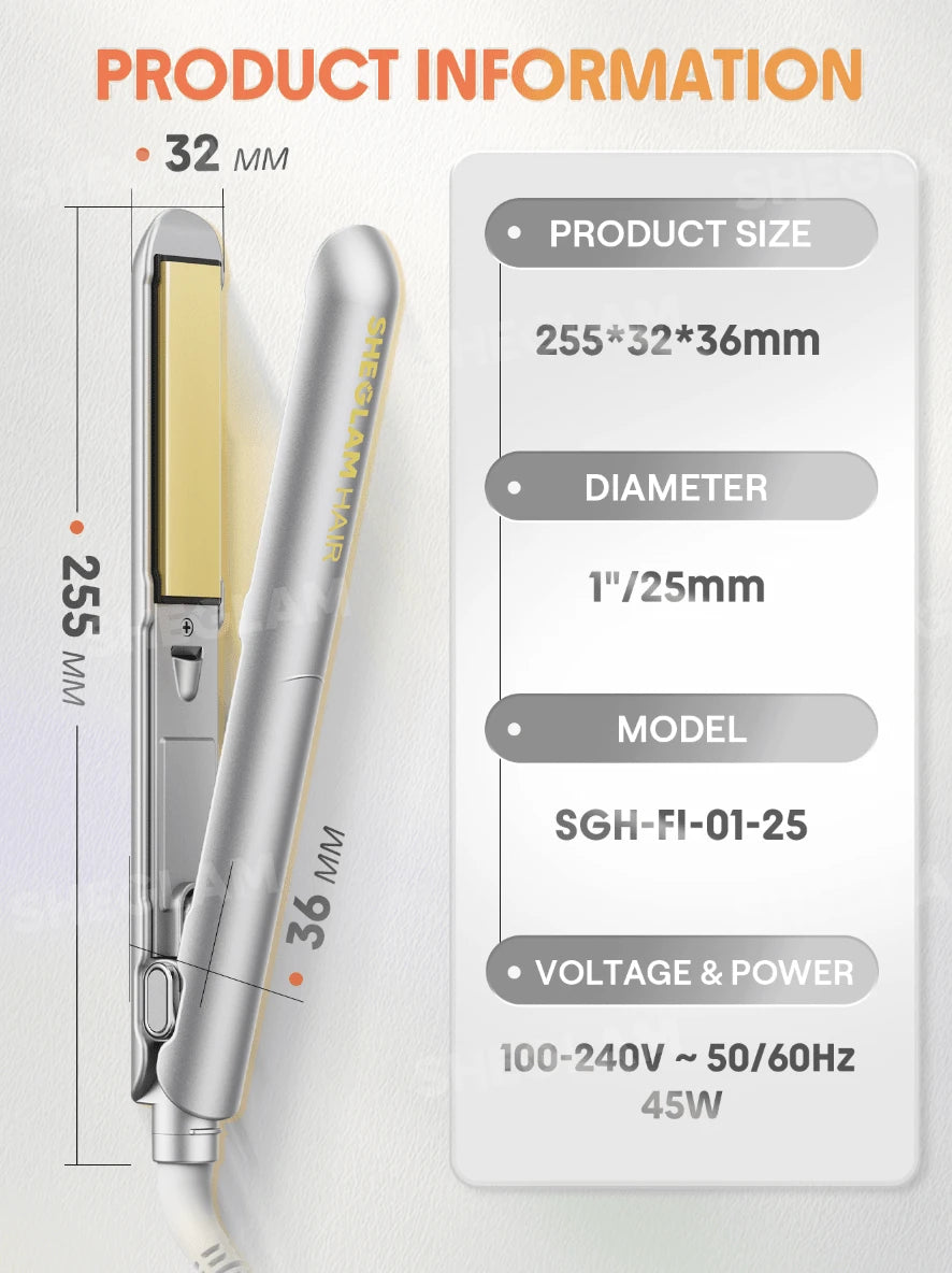 SHEGLAM HAIR Sleek Chic Insta-Heat Straight Styler