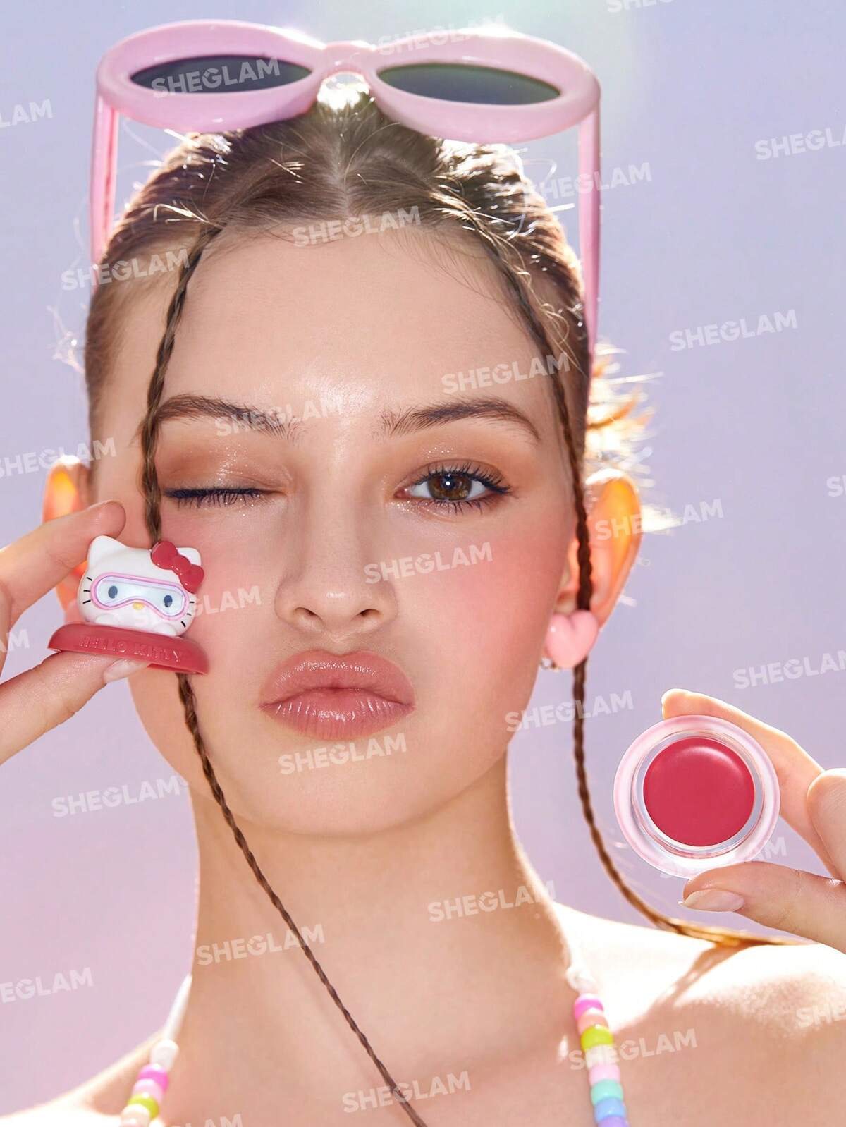 Hello Kitty｜SHEGLAM Coastal Charm Cream Blush-Tripi Cool