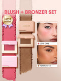 SHEGLAM powder blush and bronzer duo- bundle