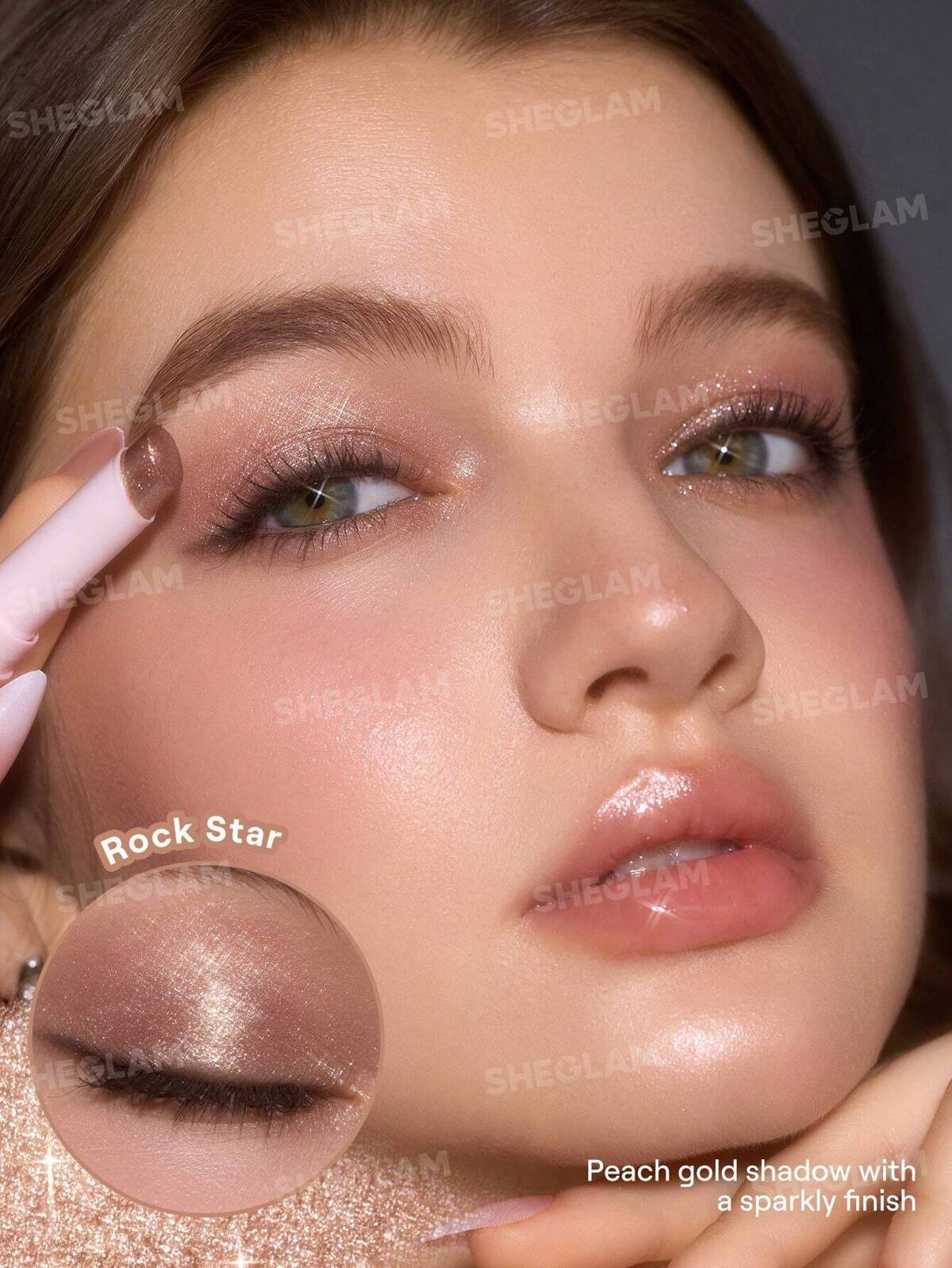 SHEGLAM crystal jelly glaze stick(shimmer stick)