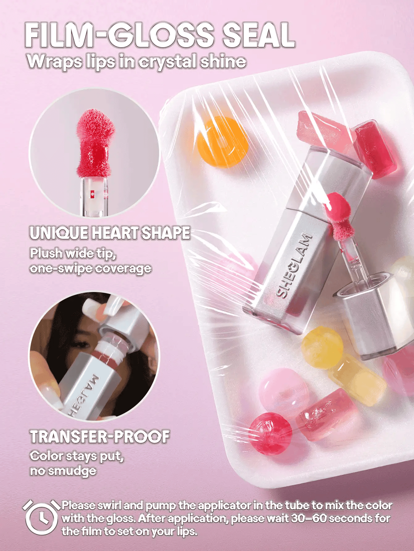 SHEGLAM glass lock Air gloss- faux filler