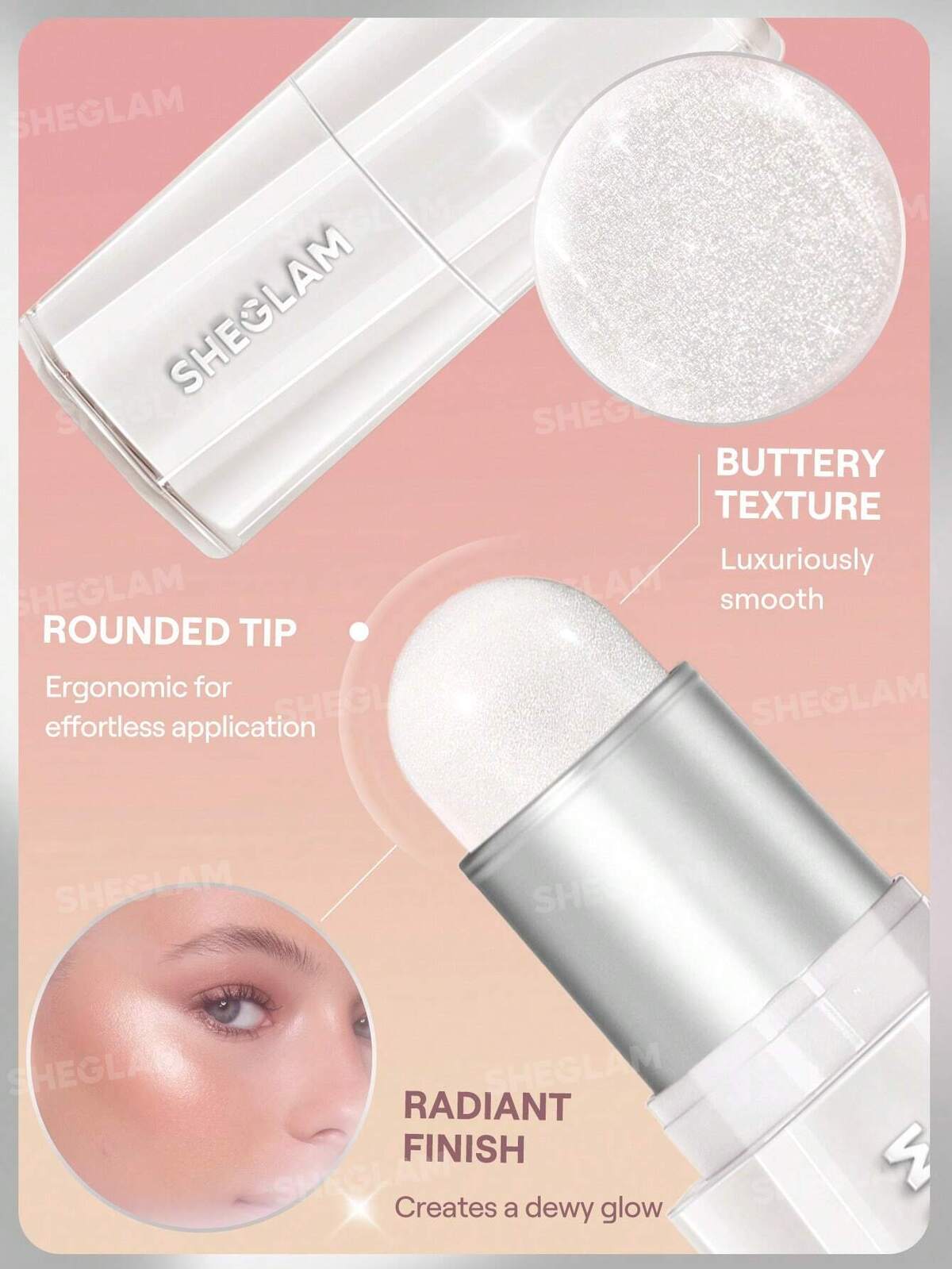 SHEGLAM Buttery bling highlight stick- buttery bliss highlighter stick