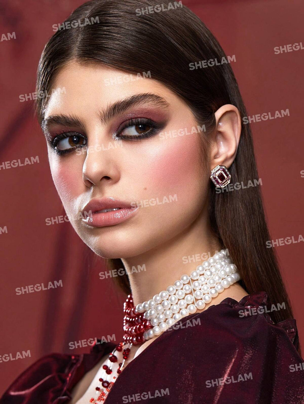 SHEGLAM monarch wings Ombré blush- extra pigmented powder blush and highlighter duo