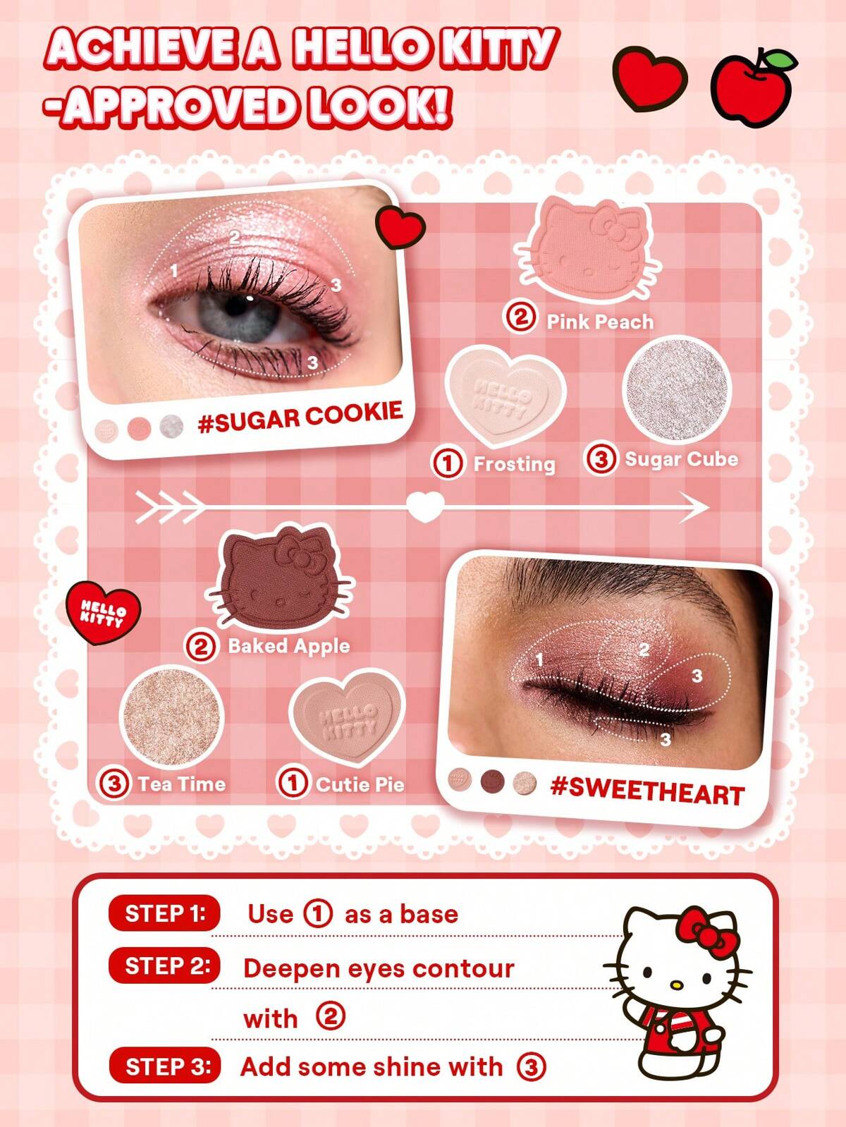 Hello Kitty SHEGLAM Darling Dear Shadow Stack