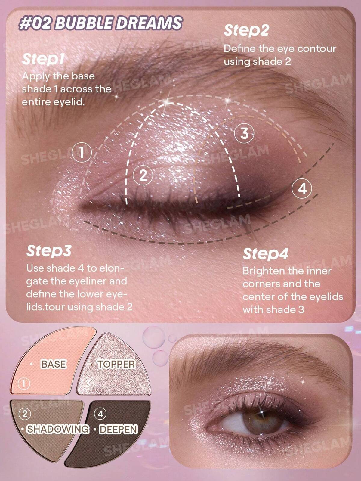 SHEGLAM Daydreamer mini eyeshadow palette