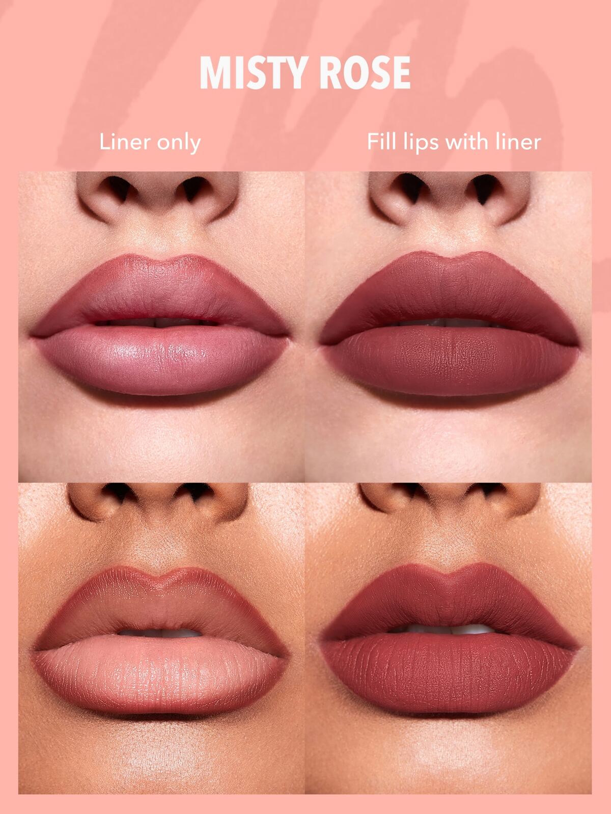 SHEGLAM so lippy lip liner set- rose garden (pink)