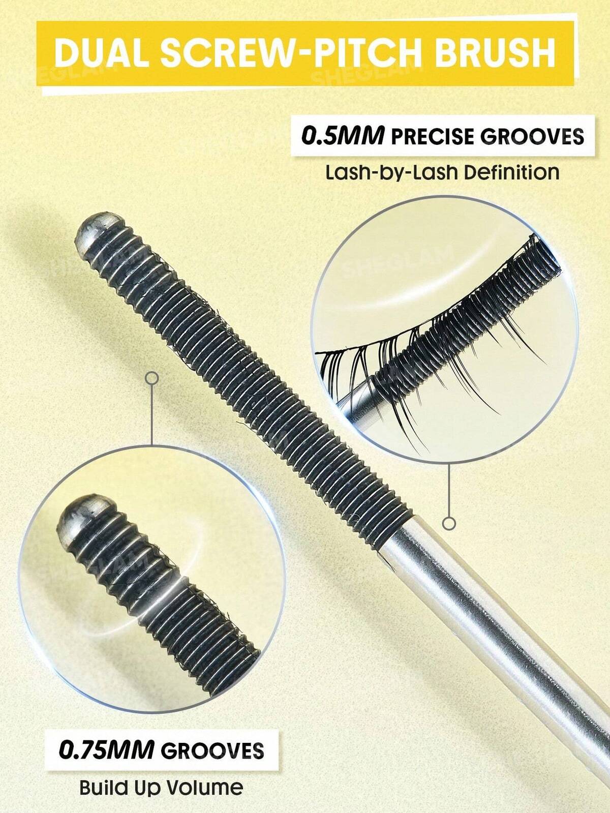 SHEGLAM lashlighter iron curl mascara