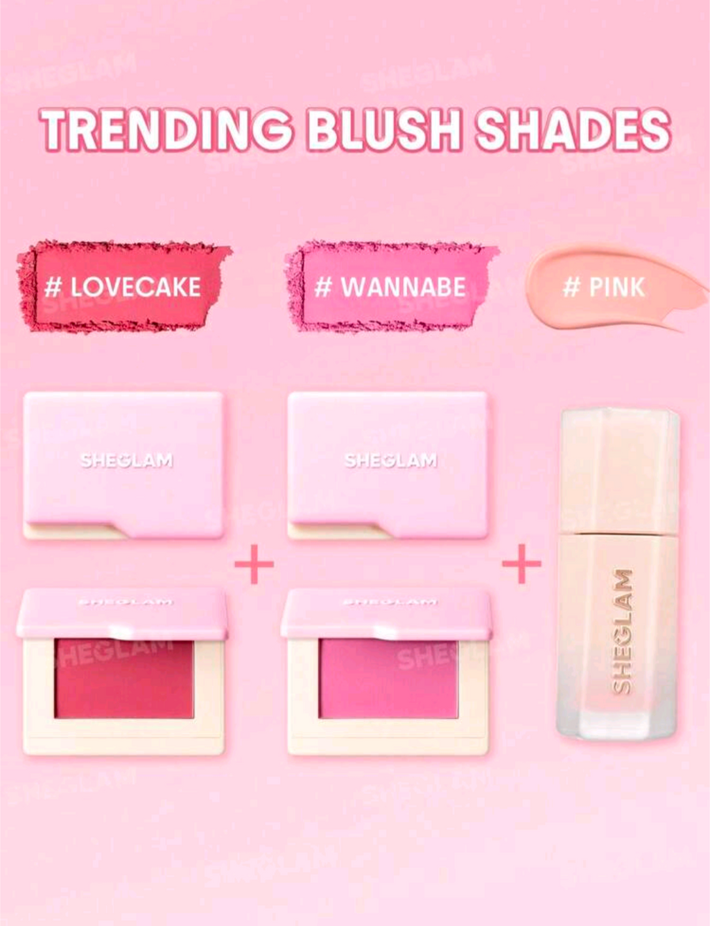 SHEGLAM transition blush duo and concealer bundle