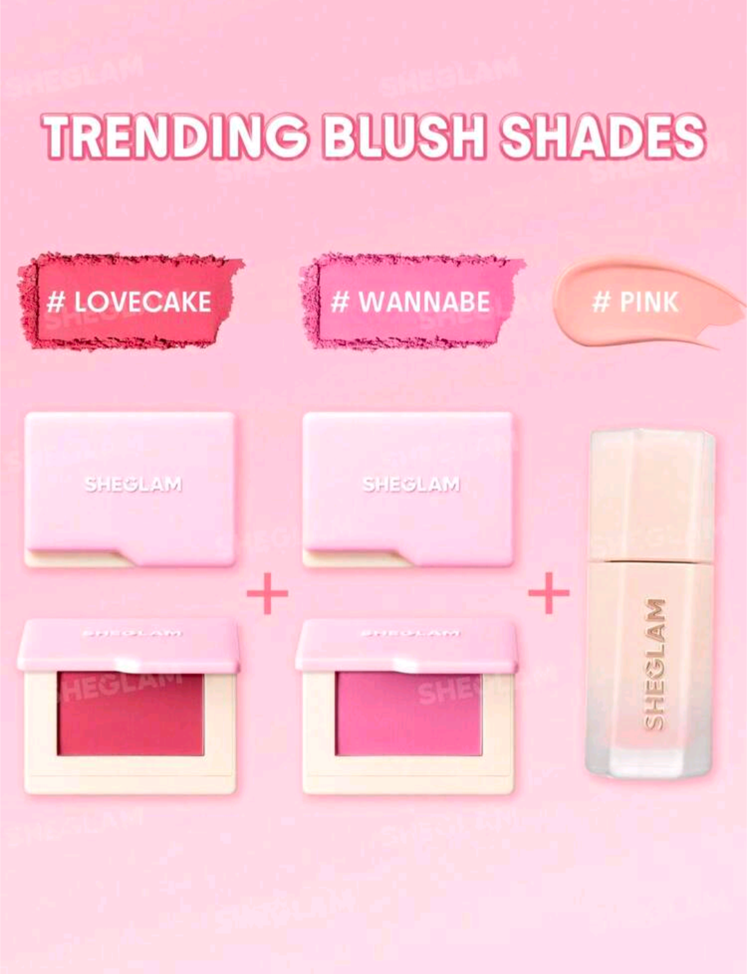 SHEGLAM transition blush duo and concealer bundle