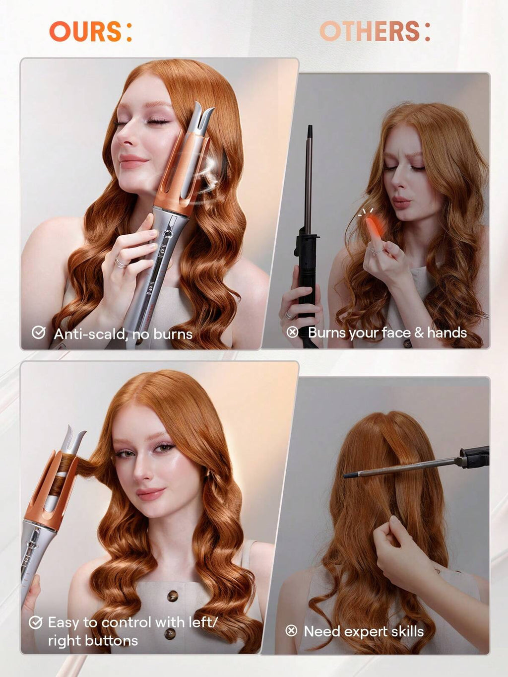 SHEGLAM HAIR it curl-Auto curler-one touch instant curler