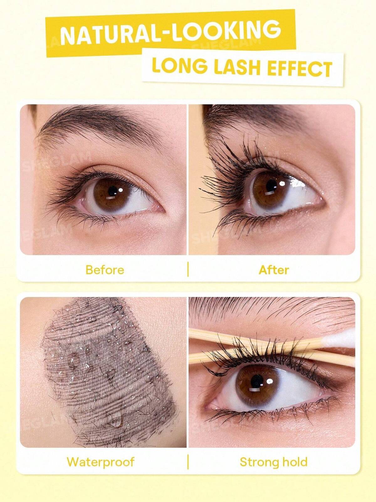 SHEGLAM lashlighter iron curl mascara