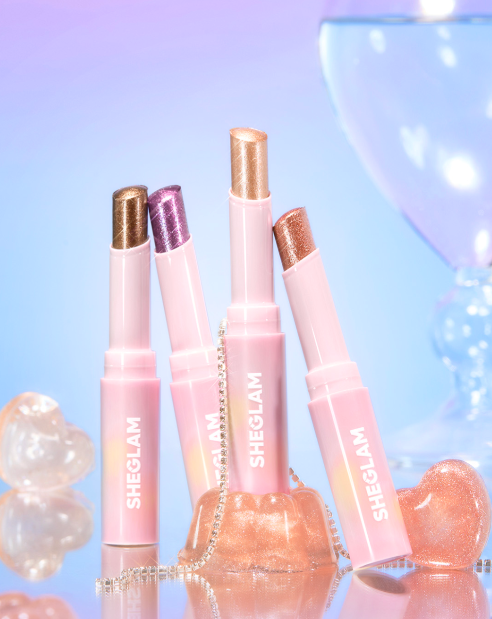 SHEGLAM crystal jelly glaze stick(shimmer stick)
