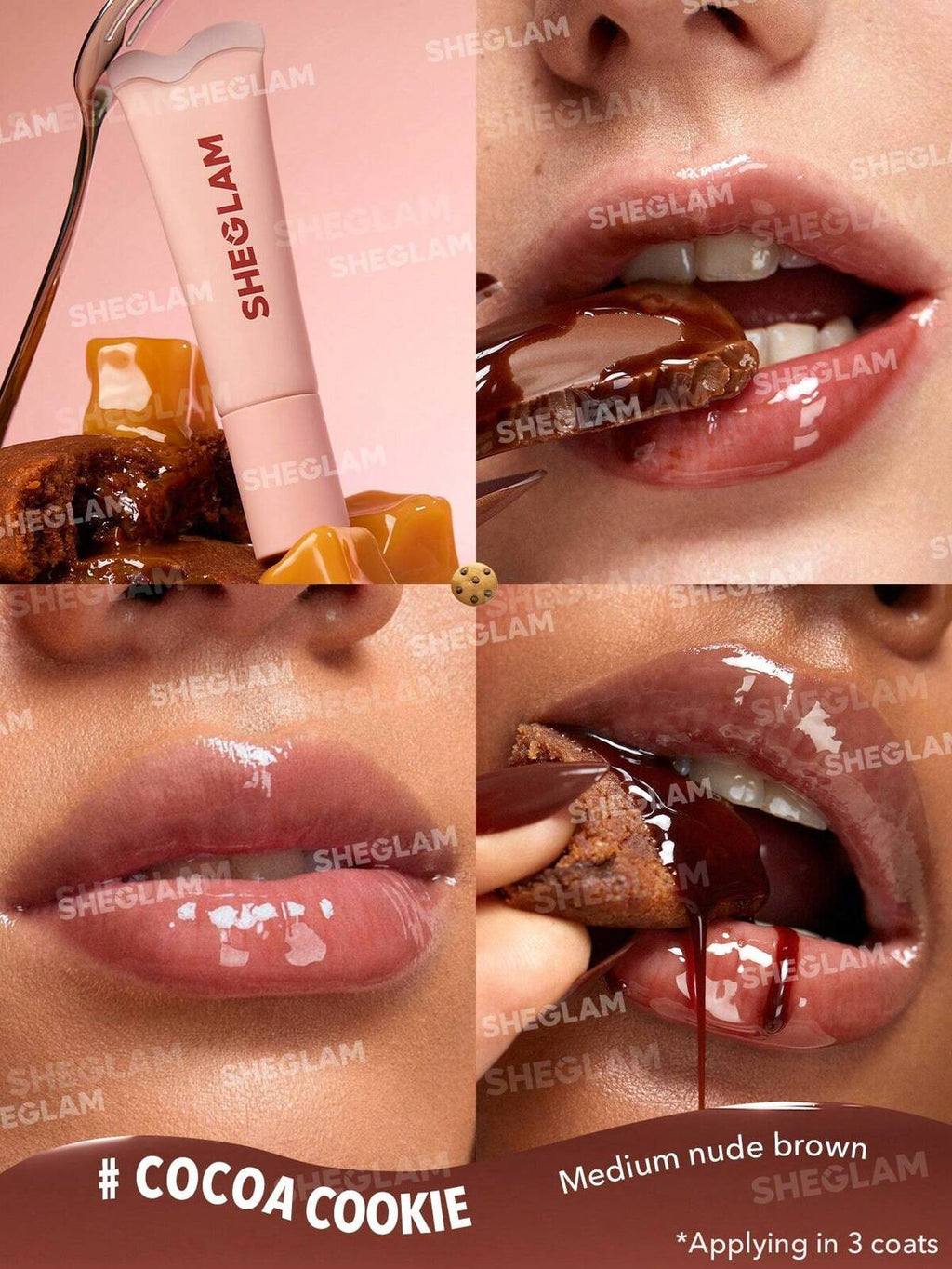 SHEGLAM crystal glaze moisturizing lip care set