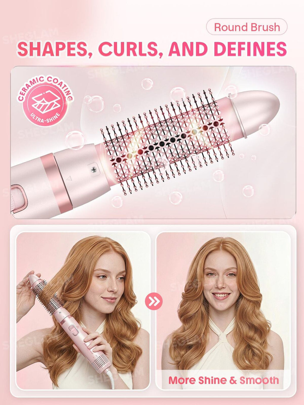 SHEGLAM hair Blowout bliss all in one multi styler. 5 in 1 hair tool