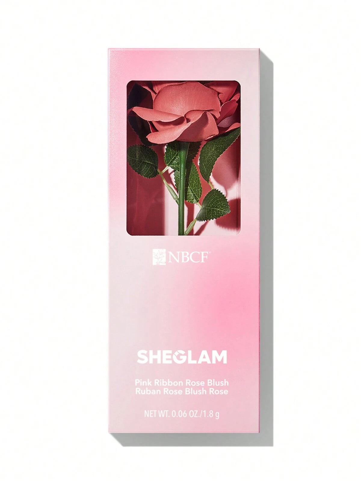 SHEGLAM pink ribbon rose blush