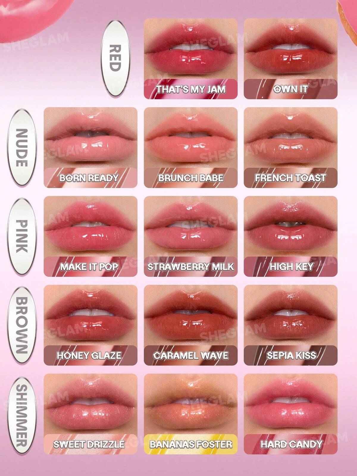 SHEGLAM glass lock Air gloss- faux filler