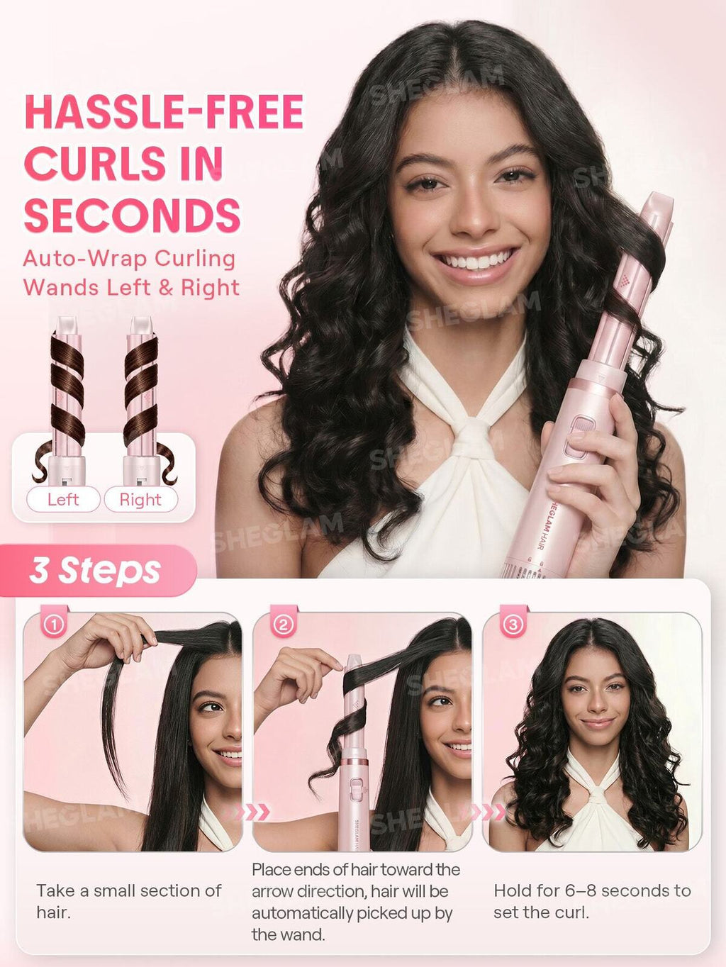 SHEGLAM hair Blowout bliss all in one multi styler. 5 in 1 hair tool
