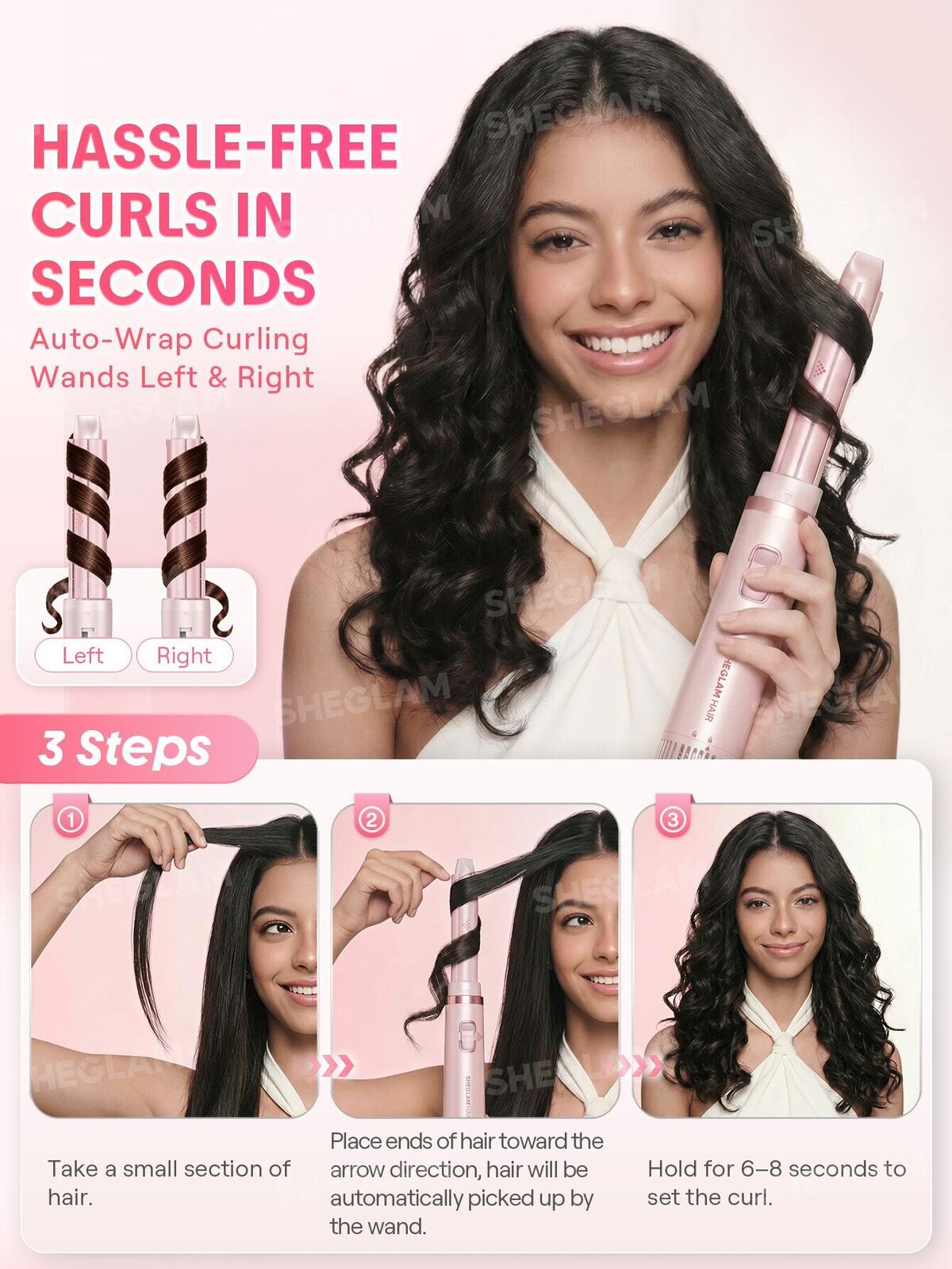 SHEGLAM hair Blowout bliss all in one multi styler. 5 in 1 hair tool