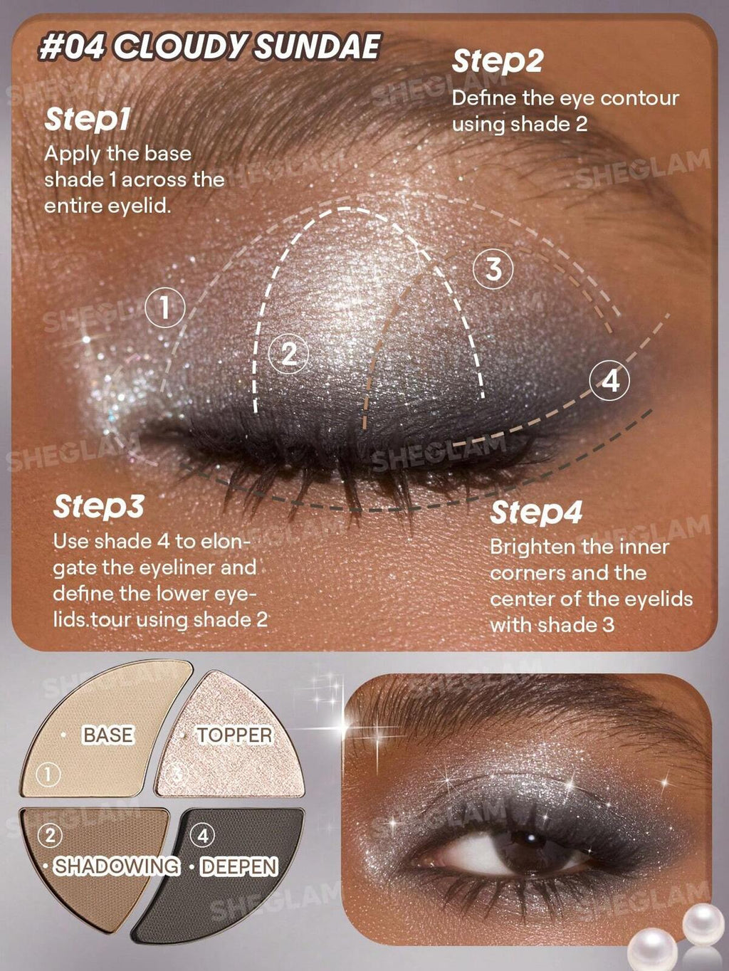 SHEGLAM Daydreamer mini eyeshadow palette