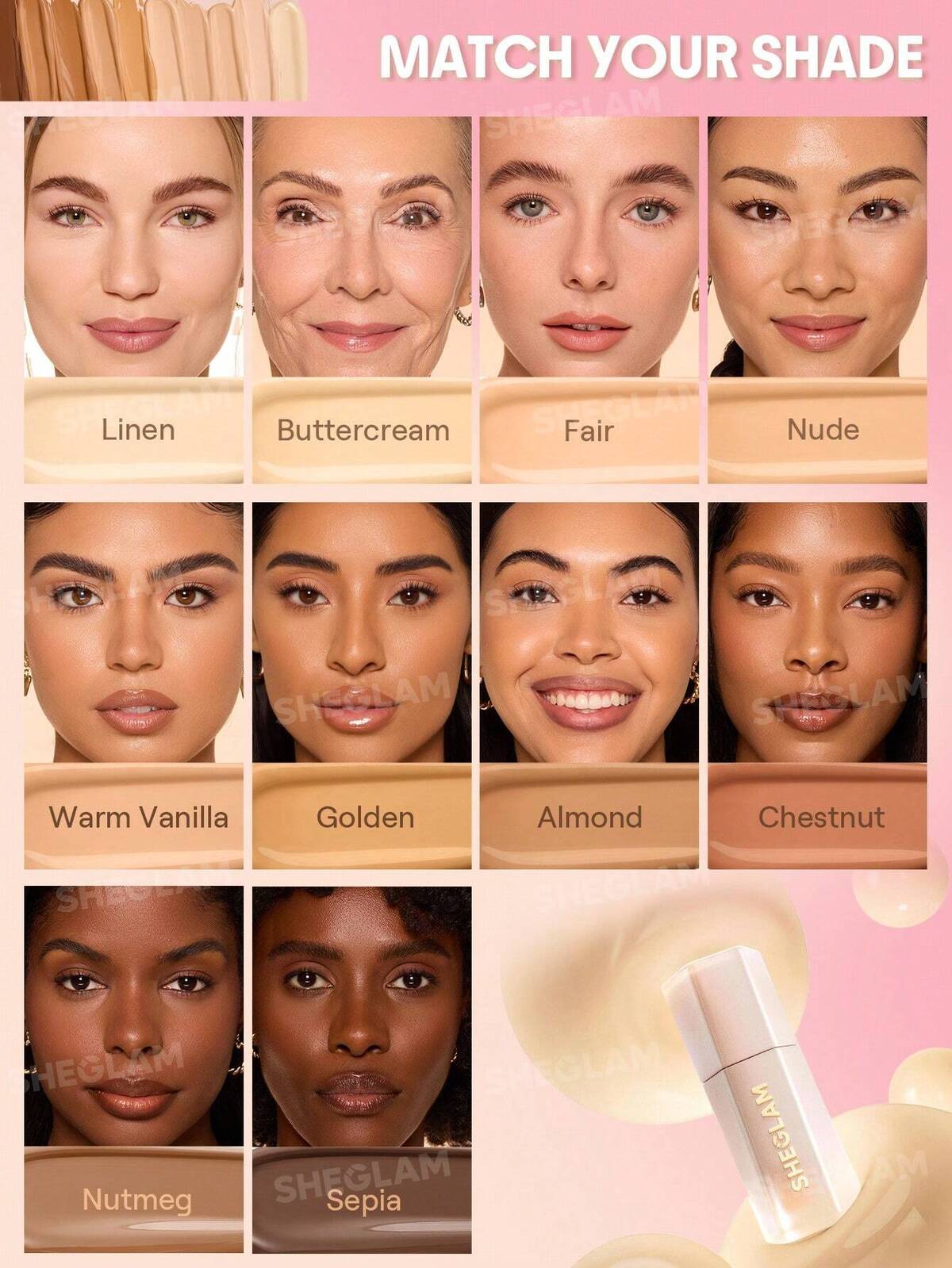 SHEGLAM hide away full coverage concealer